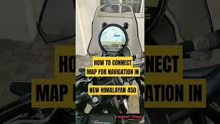 Новый Himalayan 450 &mdash; как подключить карту #himalayan450 #навигация #royalenfield #карта #велосип...