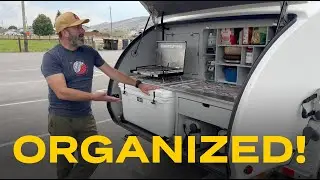 How to Organize a Teardrop Trailer Kitchen (Escapod TOPO2 Galley Walkthrough)