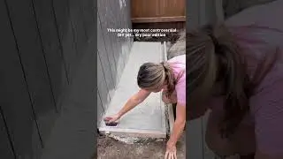 DIY Dry Pouring Concrete  #diy #drypour