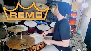 Remo Powerstroke P4 Coated with Clear Dot | Snare Drum Head Demo