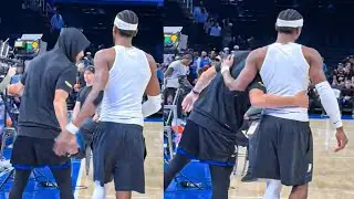 Steph Curry&rsquo;s Reaction When SGA Showed Him Respect during Warmups | Thunder vs Warriors