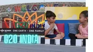 kids are discussing G20 😂 #G20summit2023 #delhicity #delhigram #proudtobeanindian #bharat #goviral