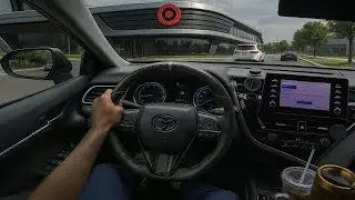 POV ASMR: Emergency Target Run in 2021 Camry 4K 60FPS!