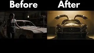 Abandoned 1954 Mercedes Restored After 25 Years | AI Car Restoration