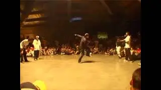 The Legendary B-Boy Laos In Action At The Battle Total Session 6 (2004)