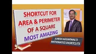 Trick 273 - Find PERIMETER and AREA of Square Mentally