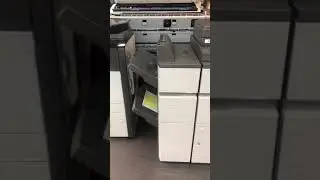Sharp MX-6580N High Speed Color Laser Production Printer - Test Print