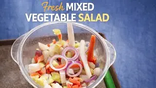 Fresh Mixed Vegetable Salad | Healthy & Delicious Recipe 🥗