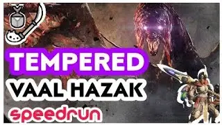 ⭐️MHW How to  DEFEAT -Tempered VAAL HAZAK -solo [ Insect Glaive]Behemont set (Drachen+True Gae Bolg)