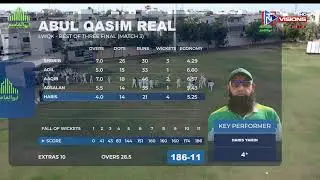 Live - 3 Matches Series - Match 03 - Abu Qasim Vs Legends Warrior Quetta - TNVisions
