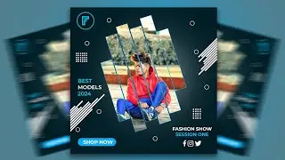Social Media Post Design | Photoshop Tutorial | Fashion Banner Design | Kinston Design