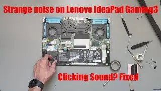 🔧 Fixing Annoying Clicking Noise in Lenovo IdeaPad Gaming | Loose Battery Repair & Full Teardown