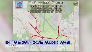 Road closures for Great TN airshow