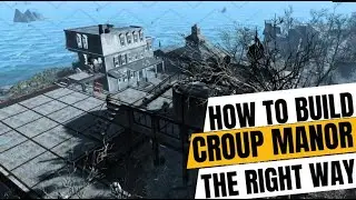 Building Croup Manor into a CASTLE in 4 Minutes or Less | Fallout 4 Build Videos