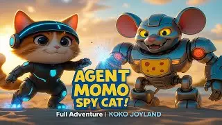 Агент Момо против Робо-Мауса! 🐱🤖 Полное приключение кота-шпиона | Забавный 3D-мультфильм для детей