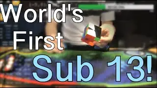 World's Fastest Square-1 One Handed ao5: 12.79 seconds