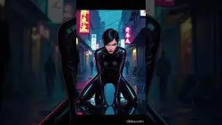 Cyberpunk Cat Heroine: From Rainy Rooftops to Neon Alleyways (Grok Imagine AI Art)