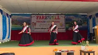 Farewell program  performance by Students newari Song and Nepali remix #dance #love #school 