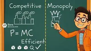 Compare monopoly and perfect comp