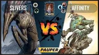 Pauper Match - Slivers (POV)  Vs  Affinity - IRL - LGS
