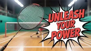 Li-Ning Mega Power Badminton Racquet with Smash Power Frame with Free Full Cover !