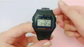 CASIO卡西歐電子錶方型多功能 E1787