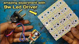 9 Watt Driver Circuit Per Kitna Mcpcb Chalaya Ja Sakata Hai || Sparking Experiment