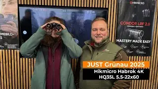 JUST Grünau 2025: Das HIKMICRO Habrok 4K HQ35L 5.5-22x60 Wärmebildfernglas