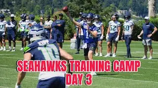 Seattle Seahawks training camp practice day 3