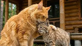 The House Cat Who Adopted a Bobcat - A True Story That Silenced a Town