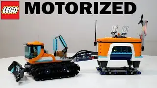Набор LEGO City Arctic Truck с мотором 60378: микромоторы CADA и BuWizz