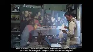 Oil painting the The Last Supper, Technique time lapse (Pintanto la Ultima Cena)