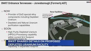 Q and A with BWXT president on depleted uranium facility