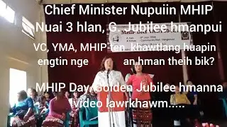 C.M nupuiin MHIP Day - Neihloh Br.  Nuai 3 a hlan.. MHIP (Tzl.) Jubilee hmanna videos