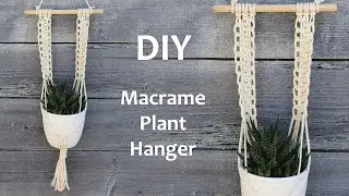 How to make Macrame Plant Hanger | Macrame Plant Hanger for Beginners | Кашпо Макраме Для Начинающих