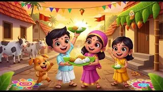 Stories in Tamil | பொம்மியின் வண்ணப் பொங்கல் | Tamil Moral Stories | Mynaa Kuruvi 
