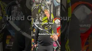 Head Gravity Tour vs Babolat Pure Aero 98 #tennis #tennis🎾 #tennisplayer #tenniscoach #tennisracket