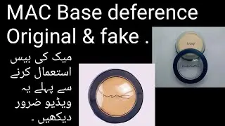 MAC Base deference in original & fake || Irfan beautician..