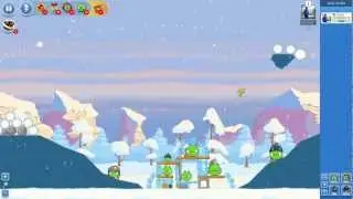 Angry Birds Friends HD Winter Tournament 4 Week 32 Highscore Walkthrough Week 32 Level 4