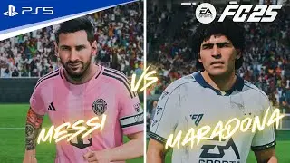 FC25 - Classic XI vs Inter Miami 24/25 ft Messi vs Maradona | PS5 [4K60]