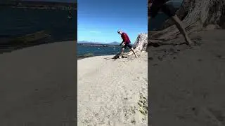 Beach day on Jetty Island