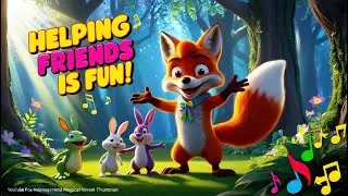 Animal Friends Adventure Song | Learn Kindness and Teamwork for Kids!