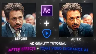 High Quality tutorial 🔥 (4K QUALITY) : After Effects Render Setting + Topaz settings