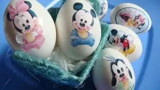 HUEVOS DECORADOS con animalitos disney  # 295 #