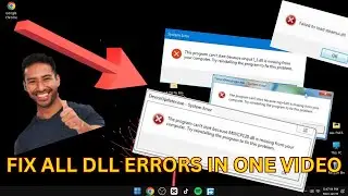 ALL DLL ERROR FIX IN ONE VIDE | MSVCP110.DLL , xinput1_3.dll , MSVCR71.dll etc