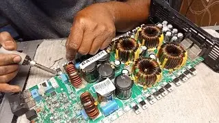 TARAMPS BASS 8K BURNT OUTPUT MOSFETS AND MORE REPAIR VIDEO PT 2 🧑🏽&zwj;🔧🕵🏽