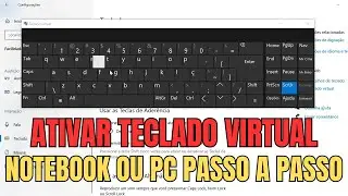 como ativar teclado virtual windows 10