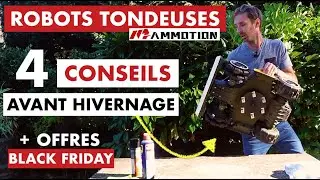 Mes conseils avant l'hivernage de votre robot tondeuse Mammotion et offre Black Friday
