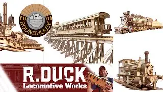 R. Duck Locomotive Works and Laser-Cut Wood Modeling (Audio Podcast)