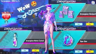 NEW SERPENGLEAM AWM CRATE OPENING BGMI | NEW SERPENGLEAM ULTIMATE SET CRATE OPENING BGMI